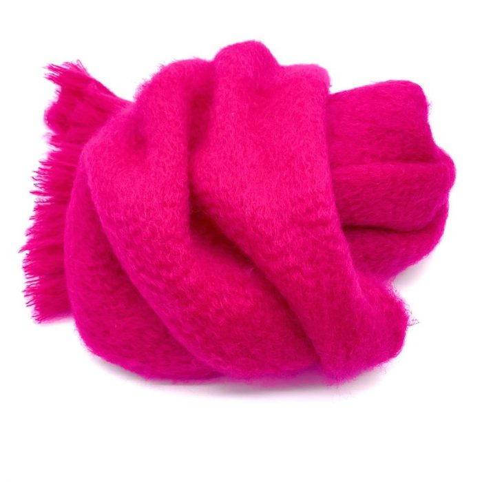 XL - Schal Mohair Mantas Ezcaray pink