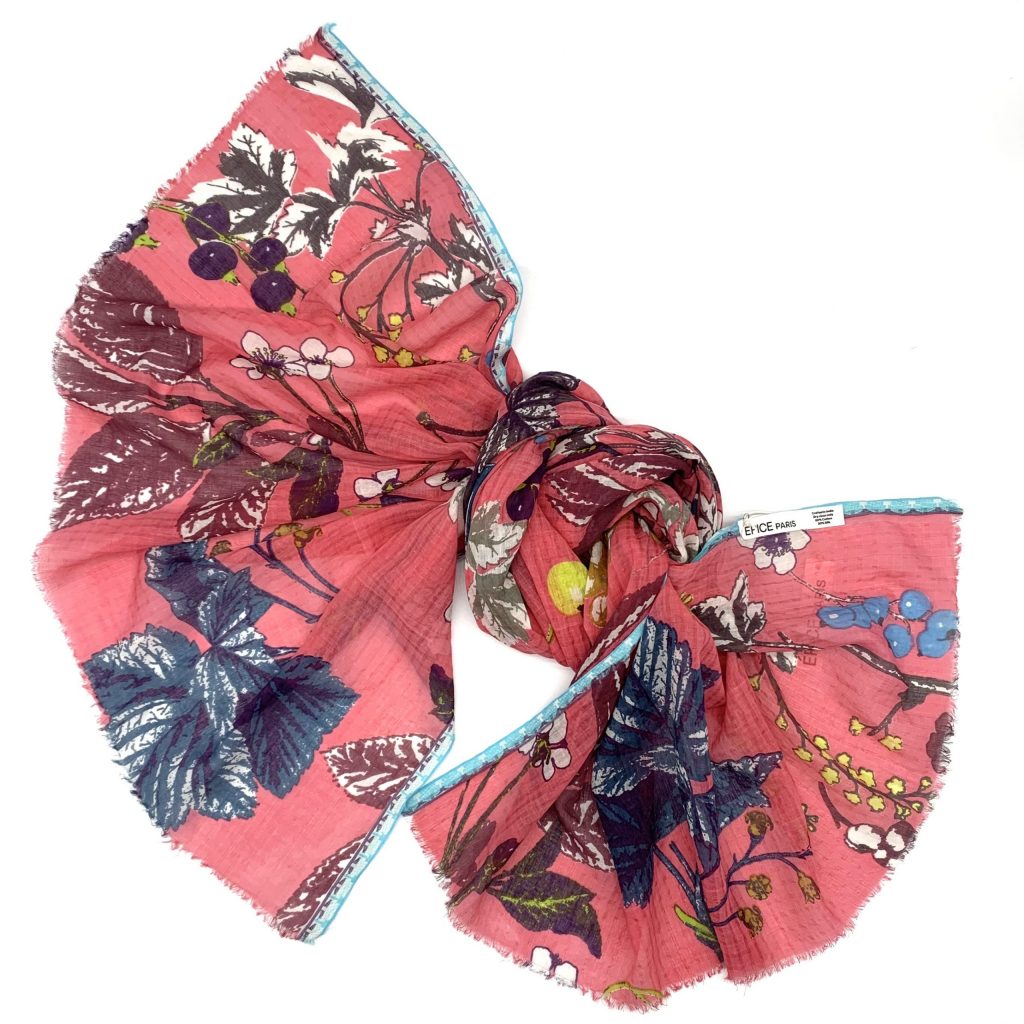 Epice Paris - Tuch Beerengarten himbeere