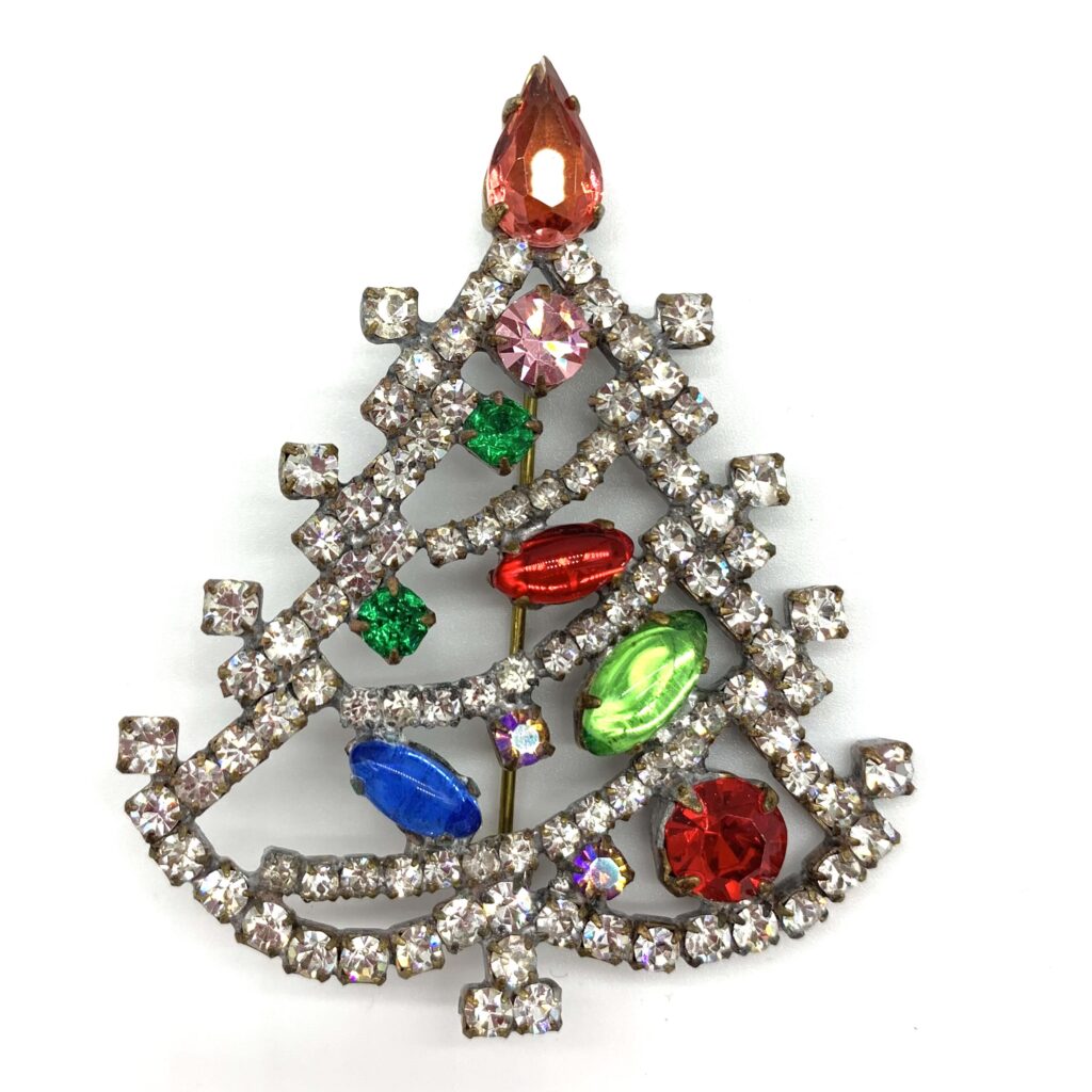 Weihnachtsbaum Brosche - A12