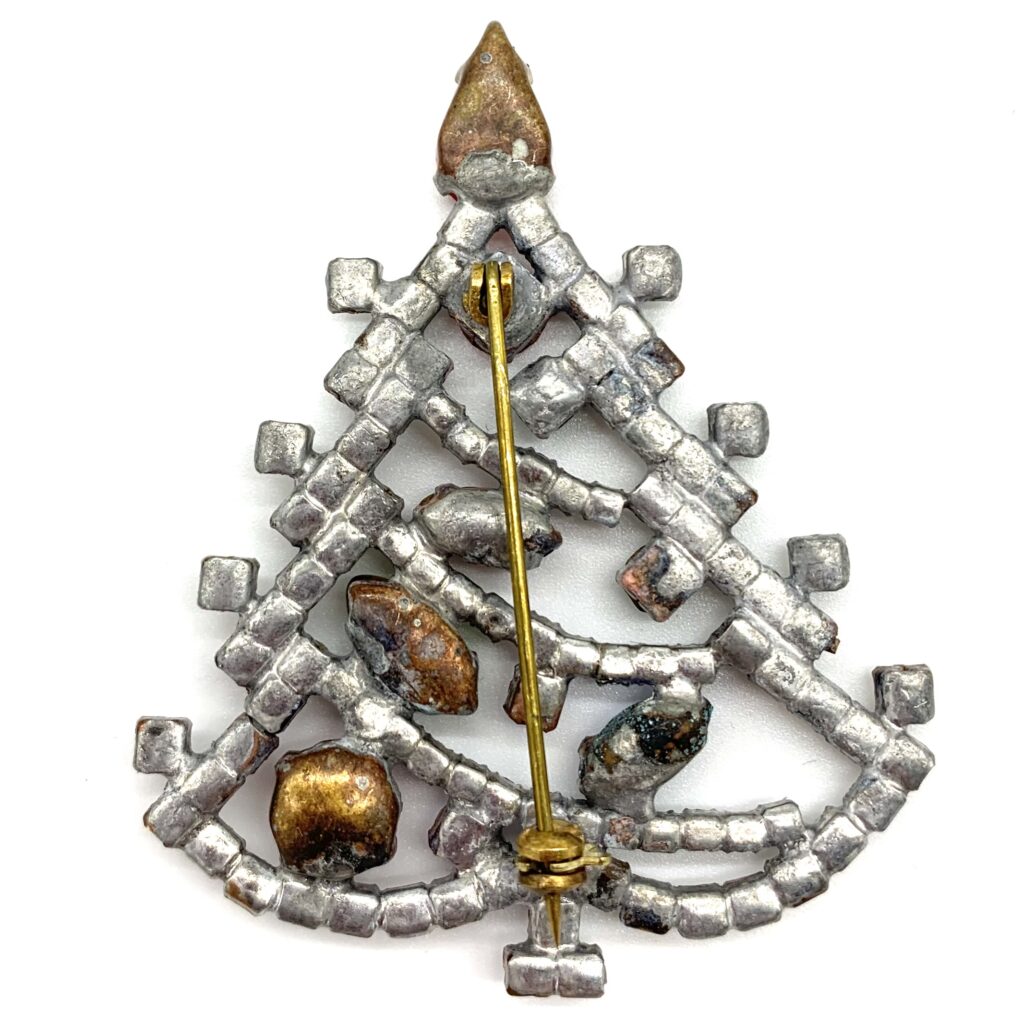 Weihnachtsbaum Brosche - A12