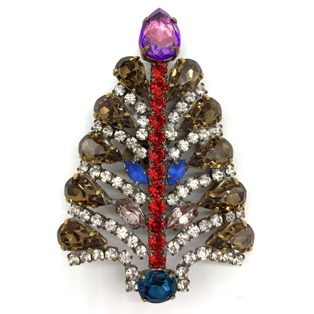 Weihnachtsbaum Brosche - A13