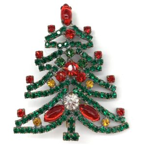 Weihnachtsbaum Brosche - A16