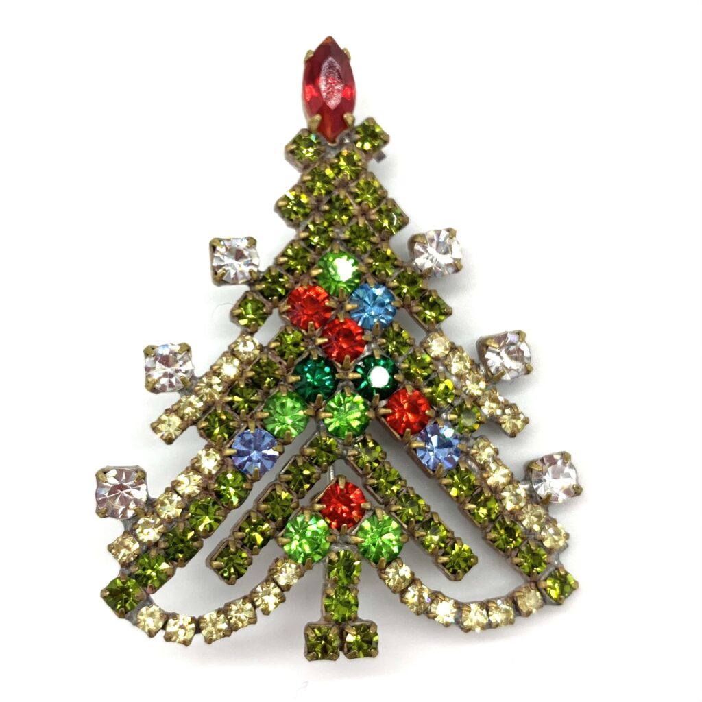 Weihnachtsbaum Brosche - A20