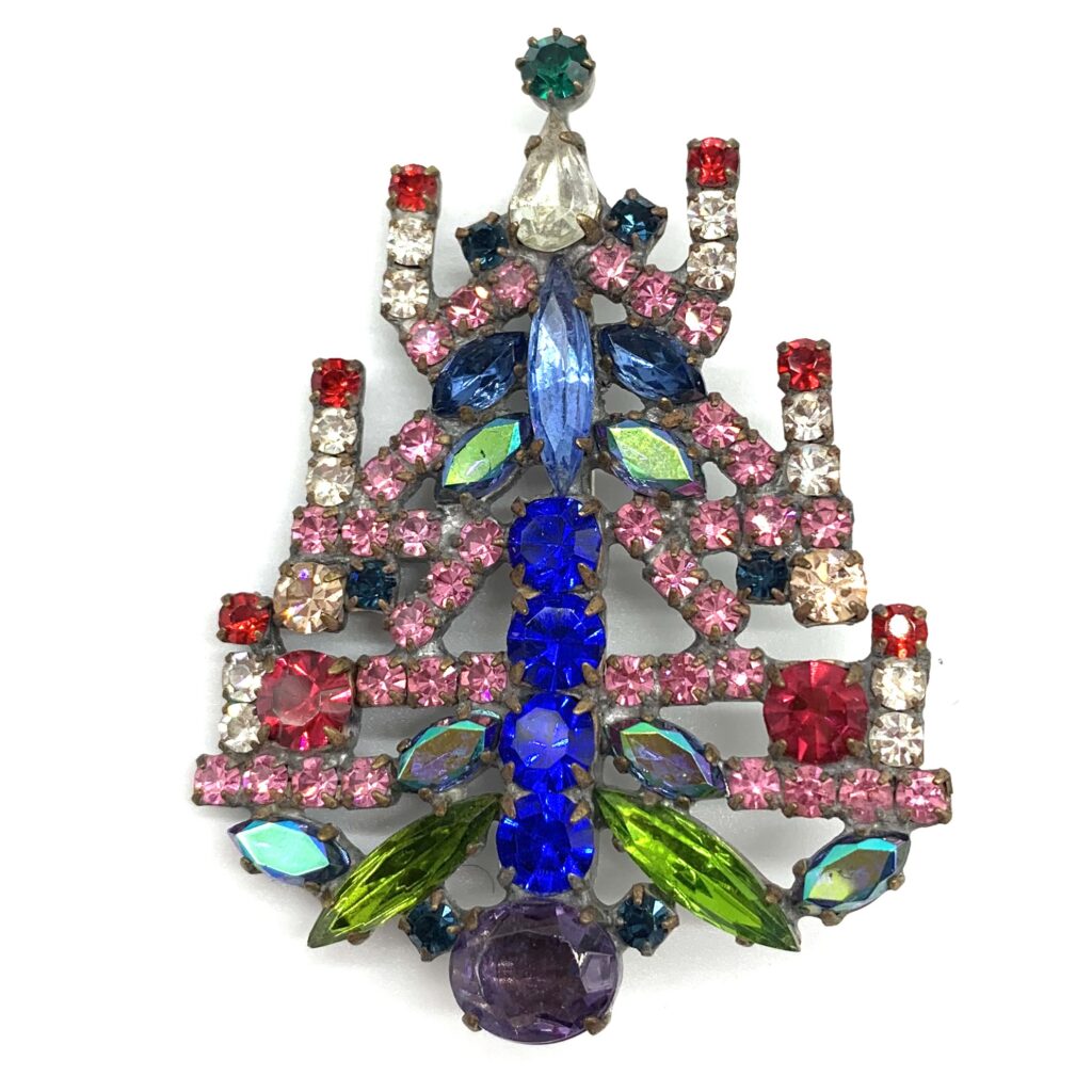 Weihnachtsbaum Brosche - A21