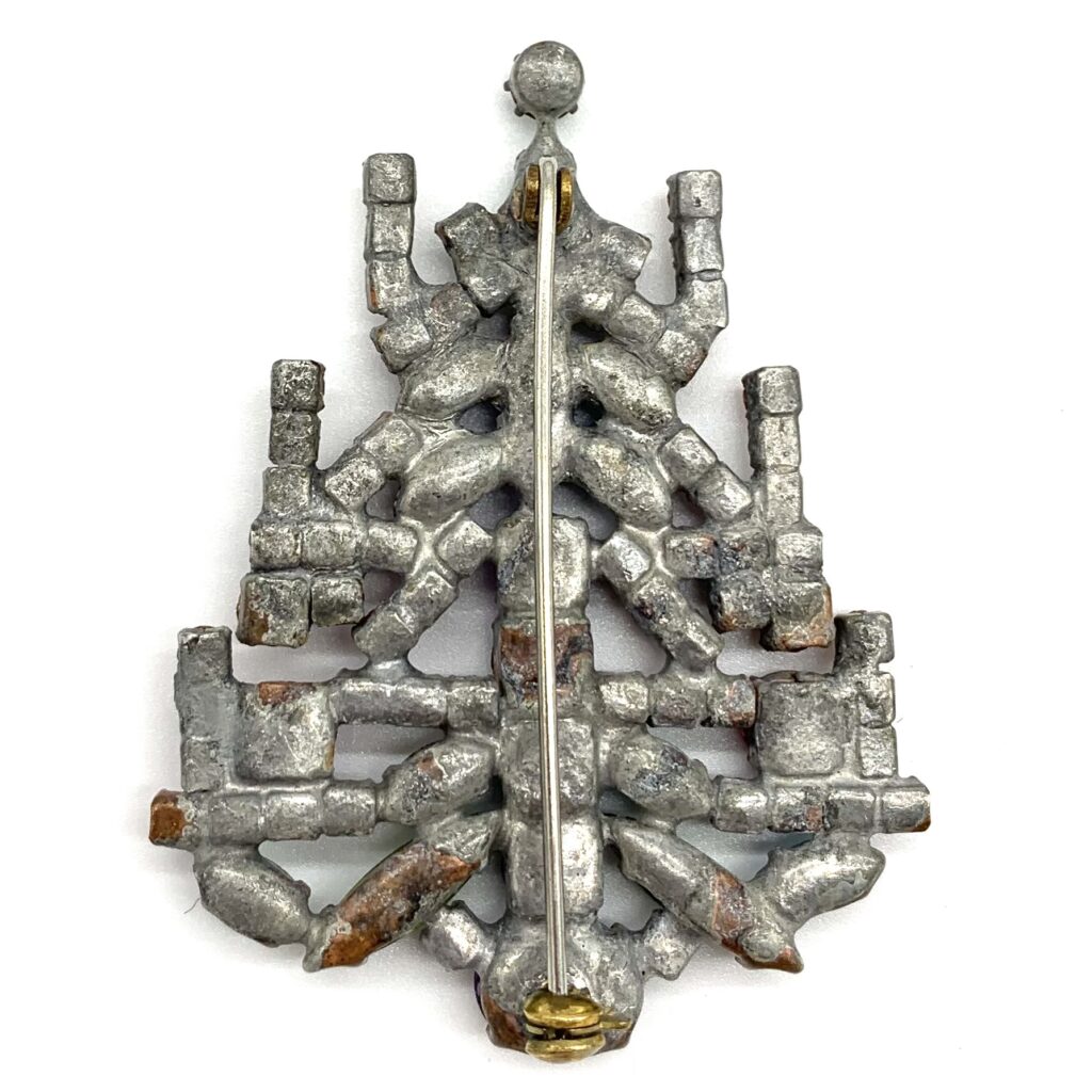 Weihnachtsbaum Brosche - A21