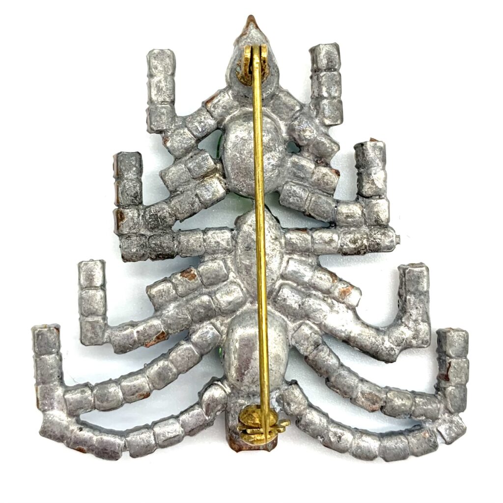 Weihnachtsbaum Brosche - A23