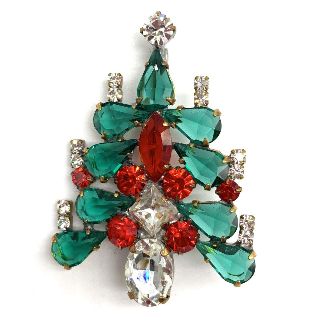 Weihnachtsbaum Brosche - A26