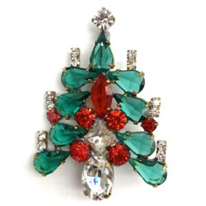 Weihnachtsbaum Brosche - A26
