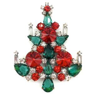 Weihnachtsbaum Brosche - A28