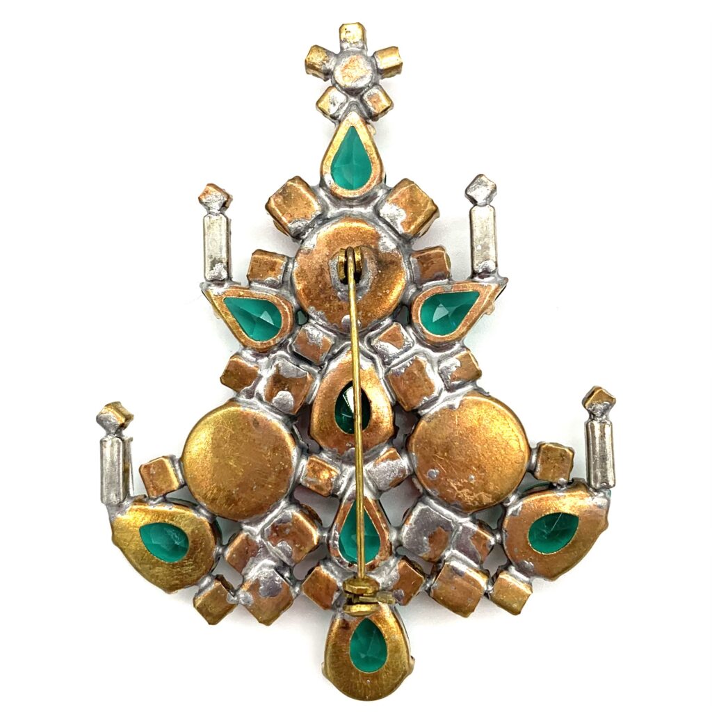 Weihnachtsbaum Brosche - A28