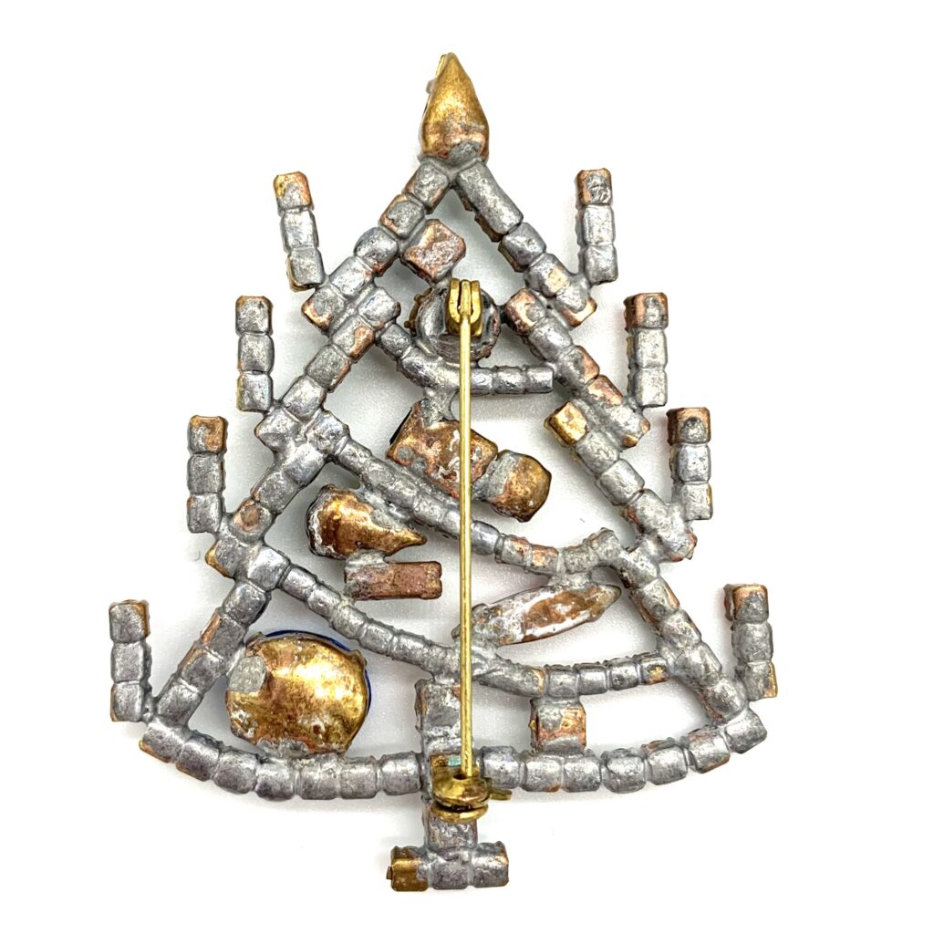 Weihnachtsbaum Brosche - A32