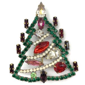 Weihnachtsbaum Brosche - A33