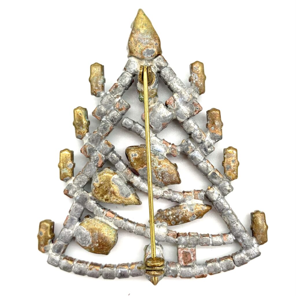 Weihnachtsbaum Brosche - A33