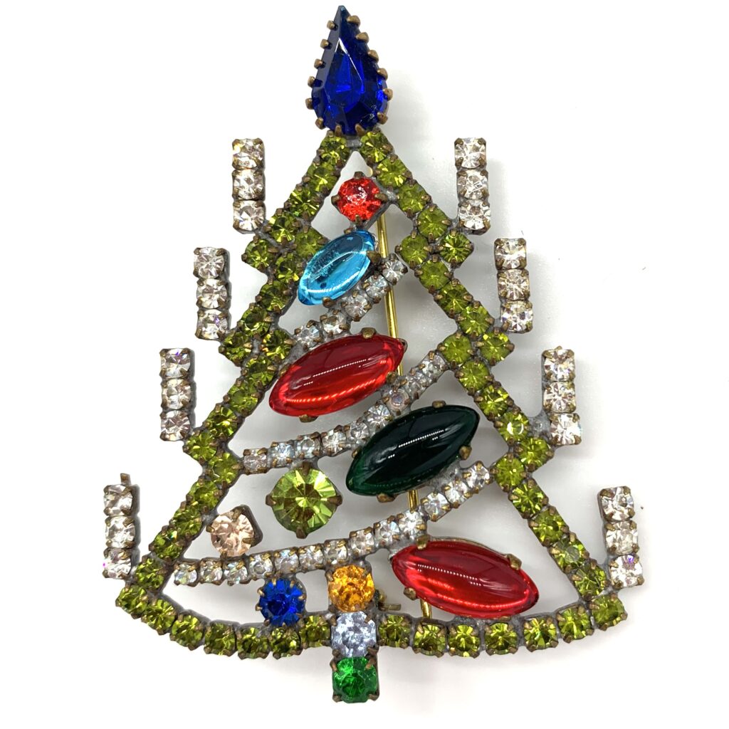 Weihnachtsbaum Brosche - A37