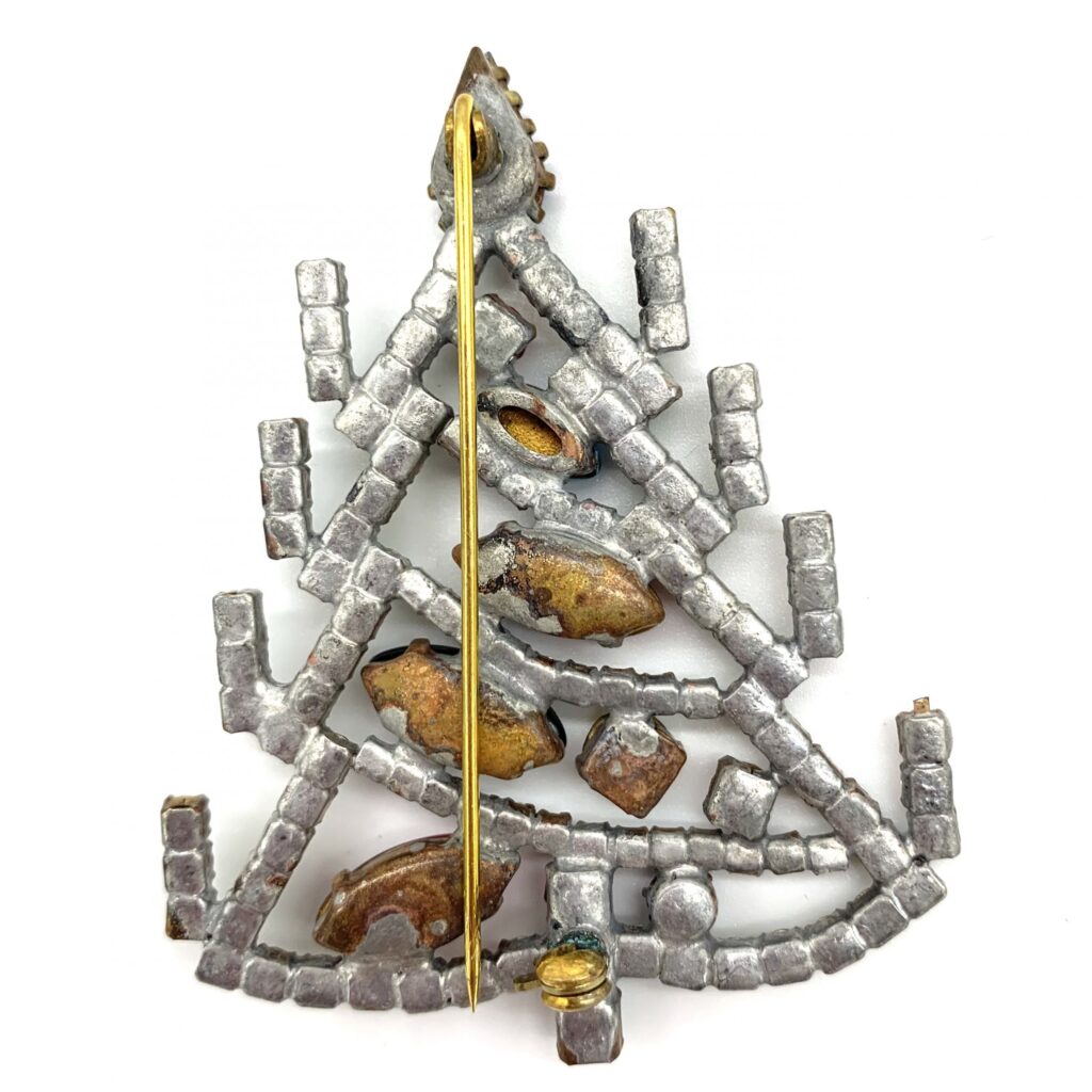 Weihnachtsbaum Brosche - A37