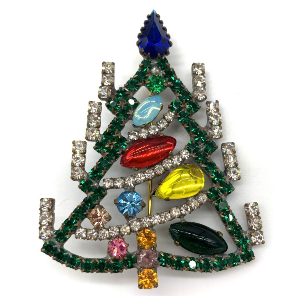 Weihnachtsbaum Brosche -A43