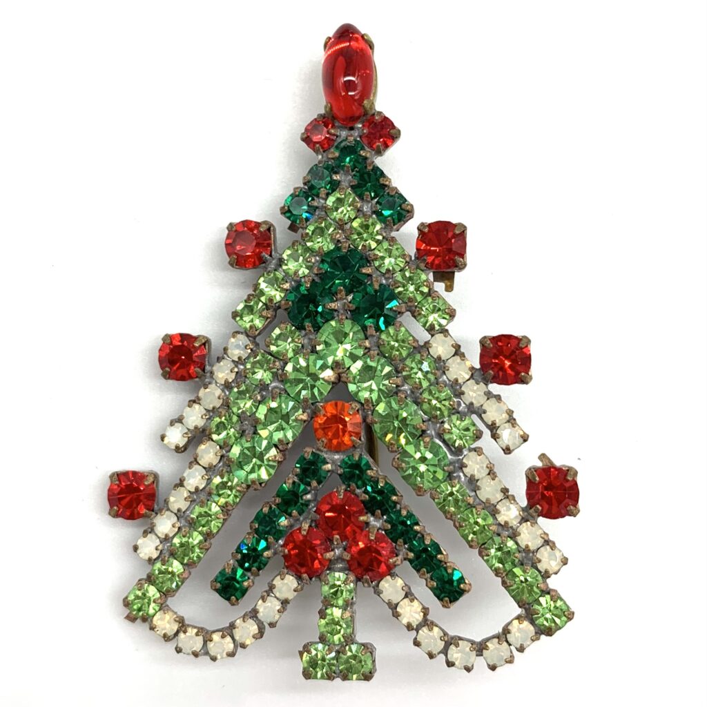 Weihnachtsbaum Brosche - A47