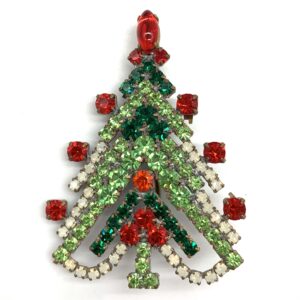Weihnachtsbaum Brosche - A47