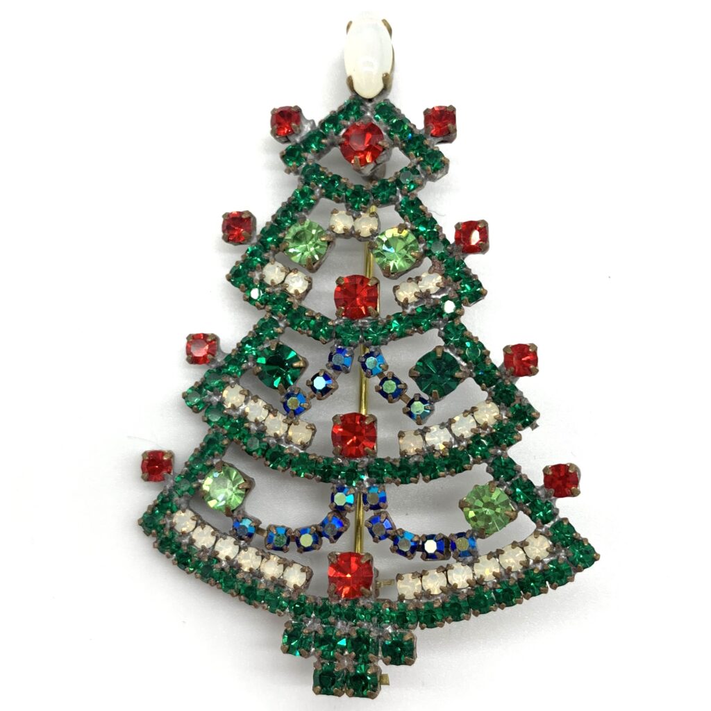 Weihnachtsbaum Brosche - A8