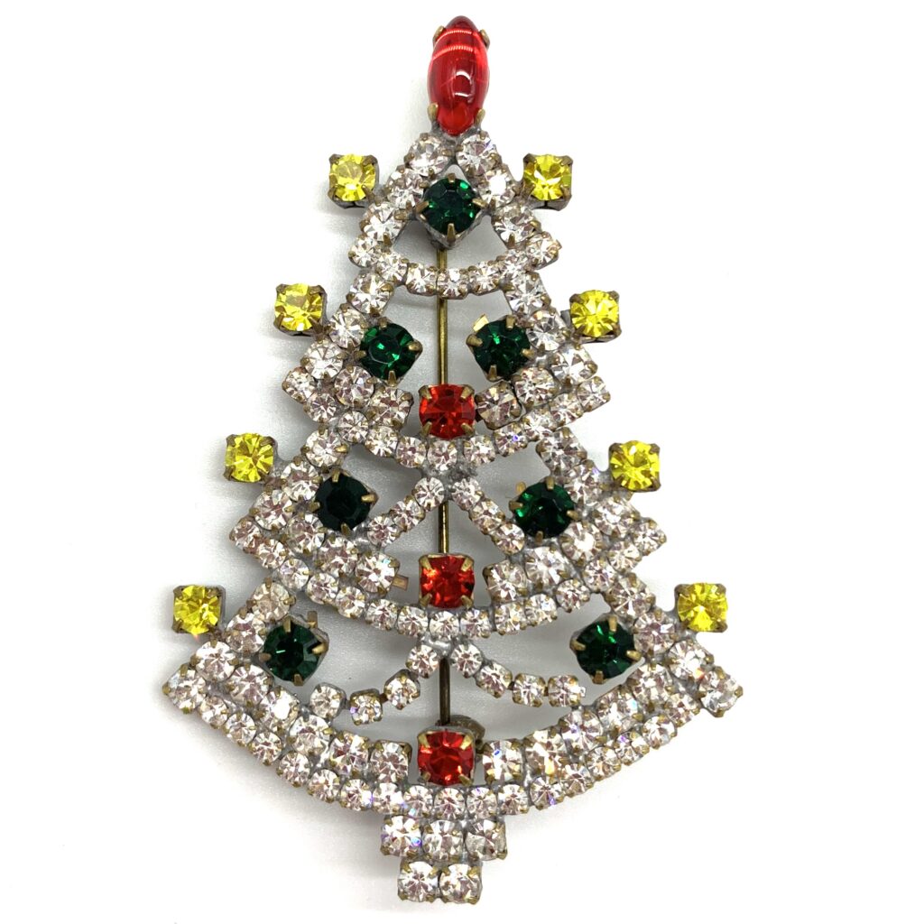 Weihnachtsbaum Brosche - A9