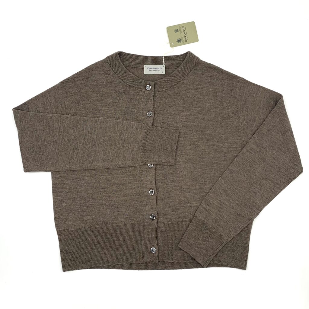 John Smedley - Cardigan DIANA mushroom