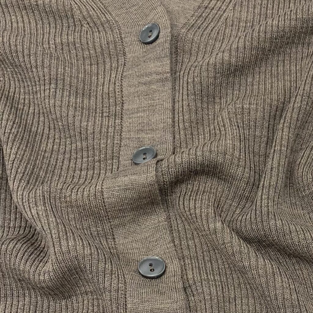 John Smedley - Cardigan TAWNEY mushroom