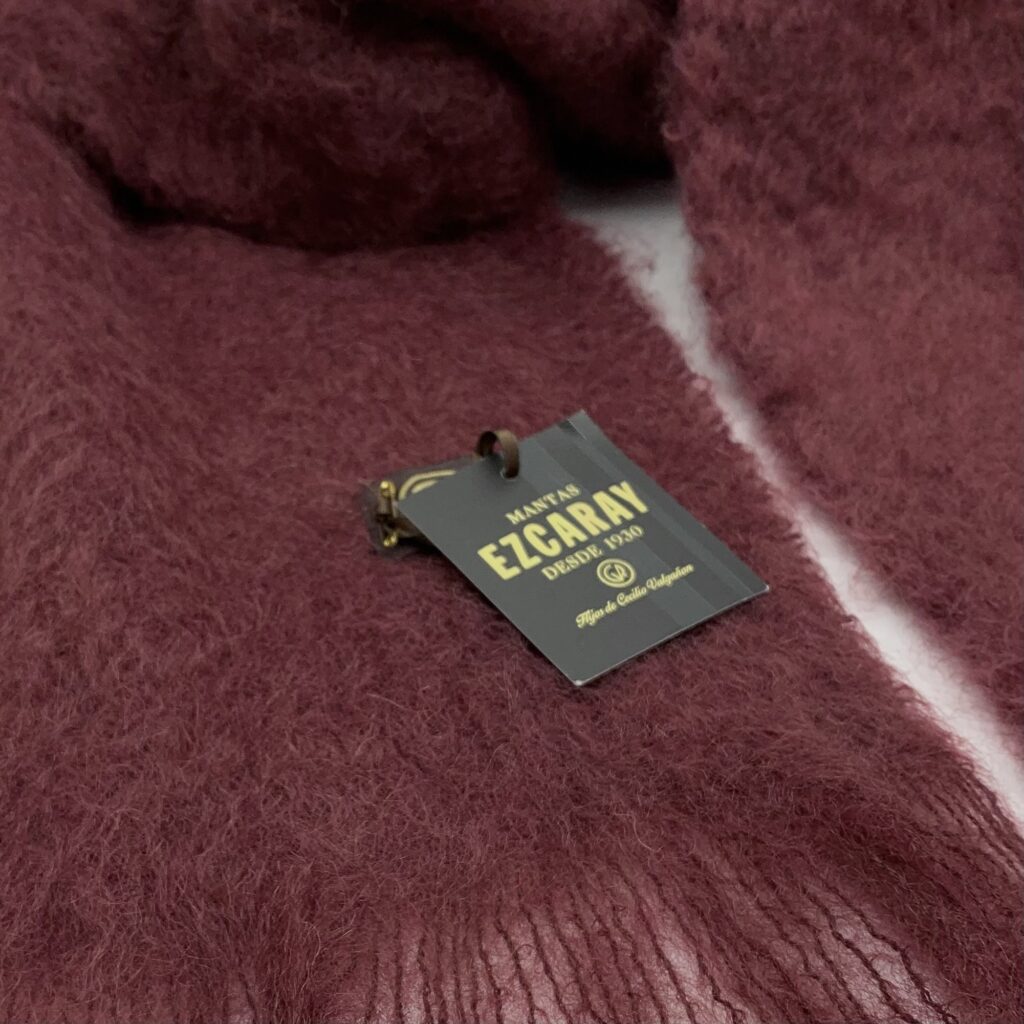 Mantas Ezcaray - Schal medium bordeaux