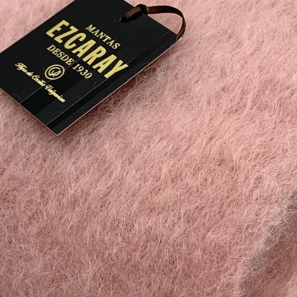 Mantas Ezcaray - Schal Mohair rosa