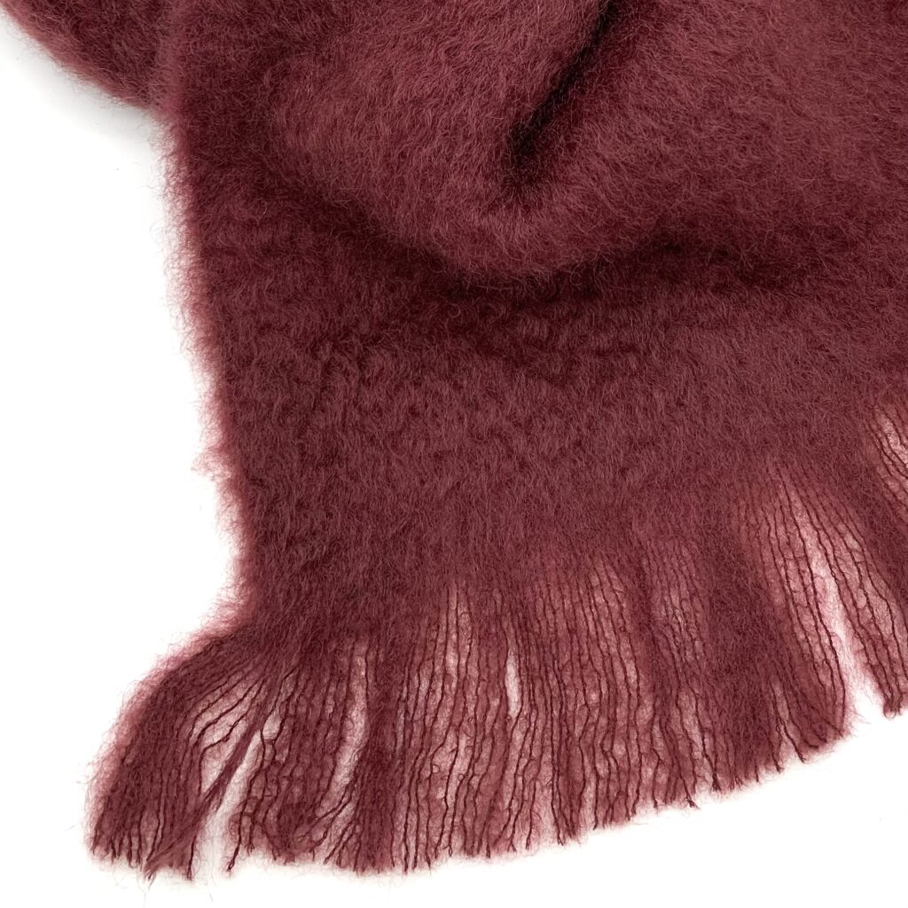 Mantas Ezcaray - Mohair Stola bordeaux