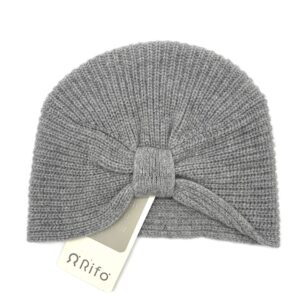 Rifo - Turban Kaschmir grau