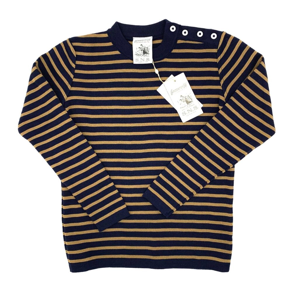 S.N.S. Herning - NAVAL Pullover camel navy
