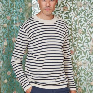 S.N.S. Herning - NAVAL Pullover navy naturweiß