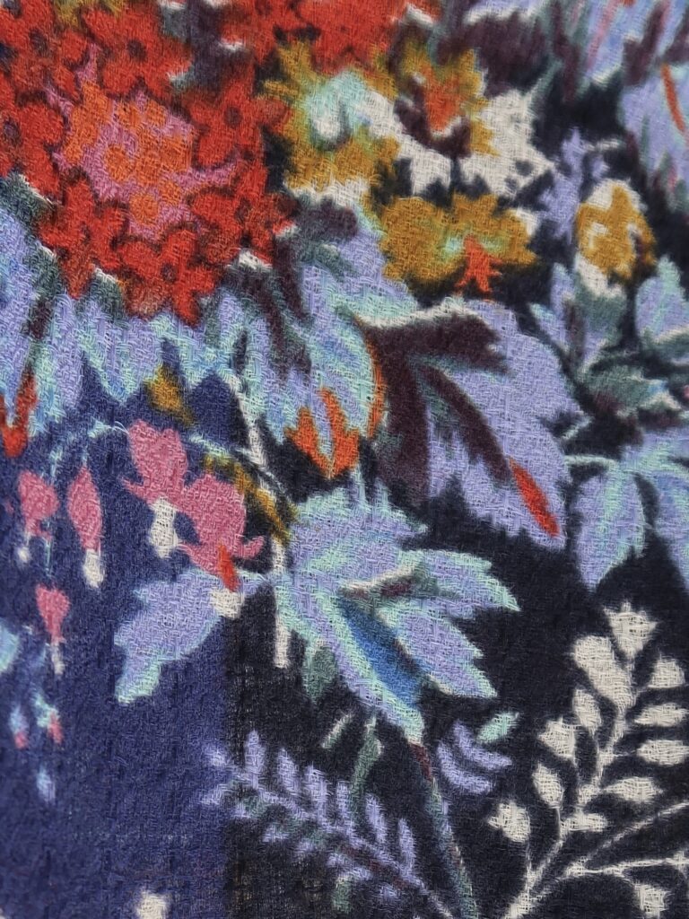 Épice Paris - Tuch Wolle - Fleur indigo