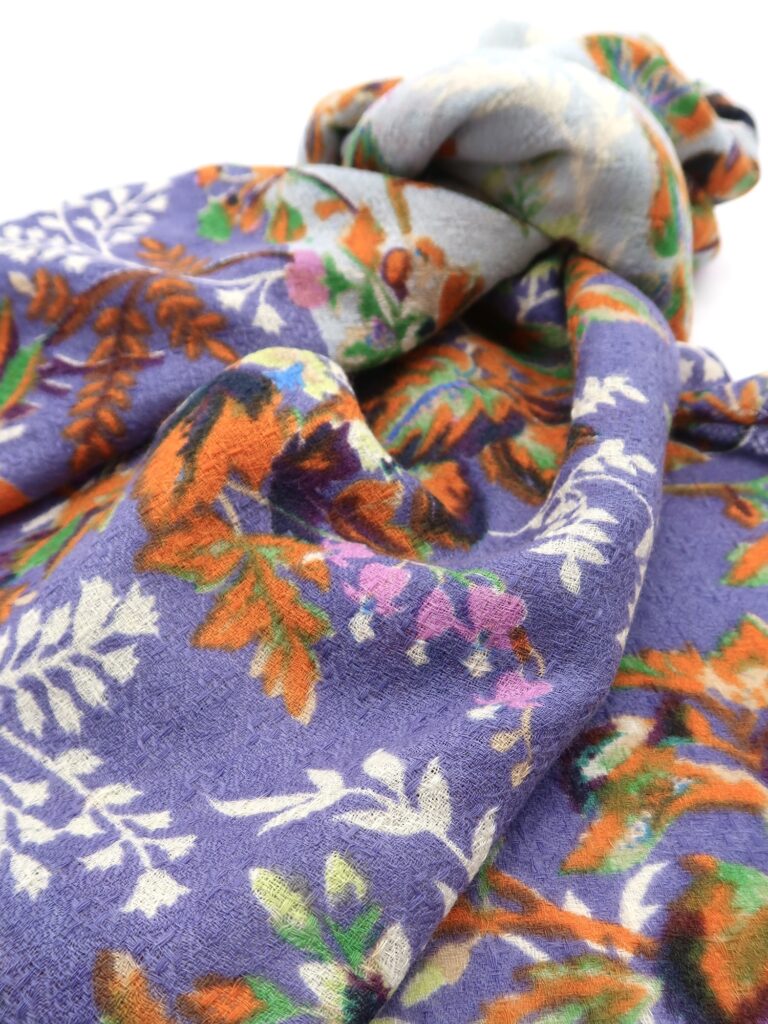 Épice Paris - Tuch Wolle - Fleur violett