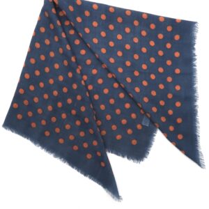 Épice Paris - Wolltuch Punkte - graublau