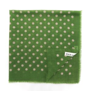 Épice Paris - Wolltuch Punkte - grün