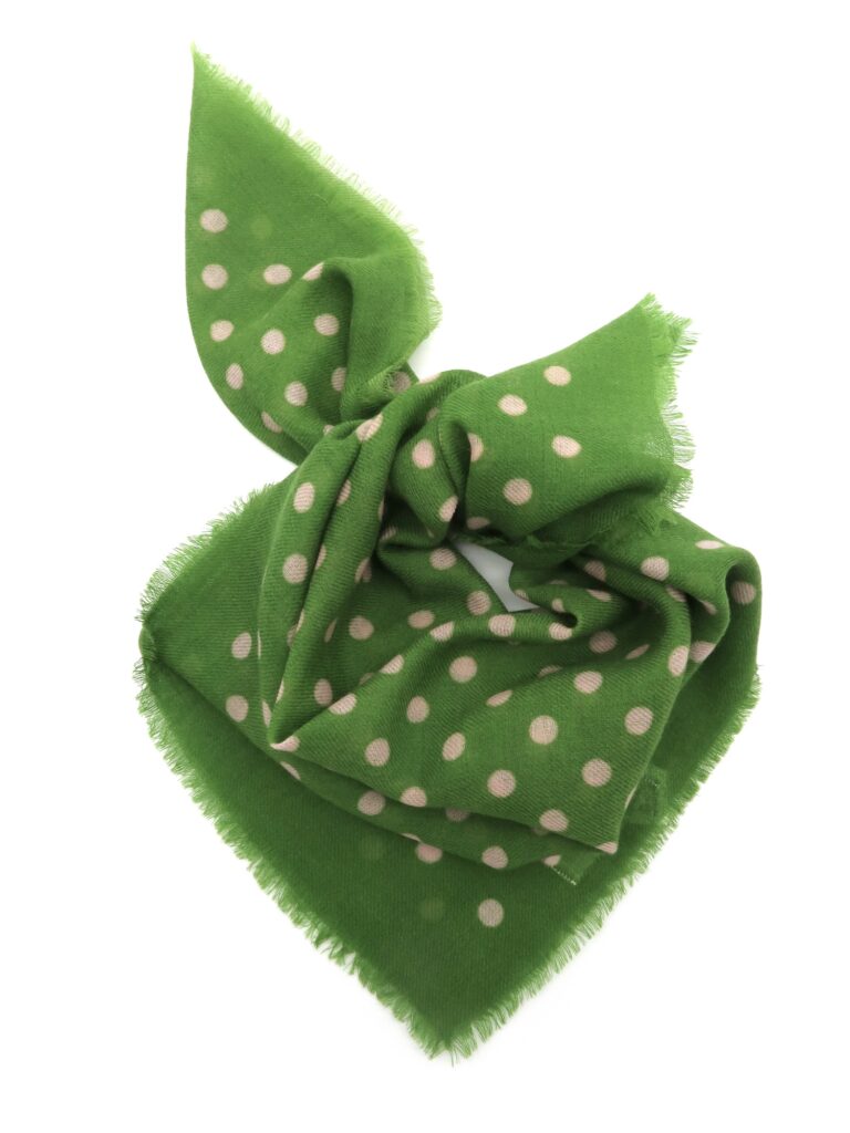 Épice Paris - Wolltuch Punkte - grün