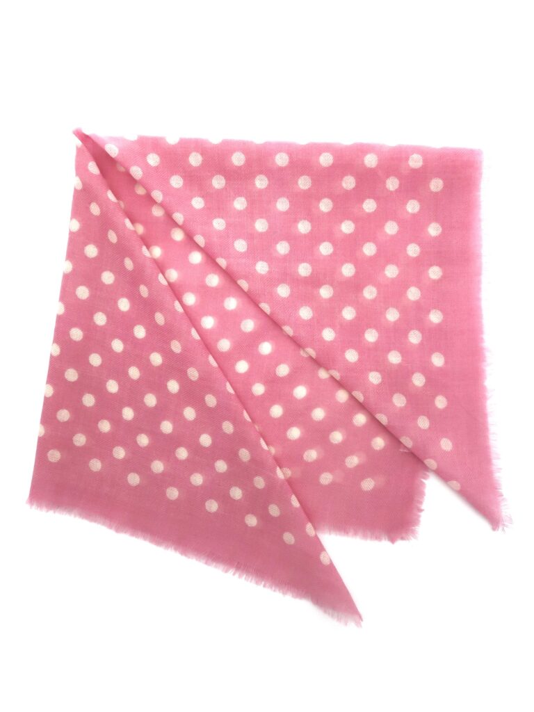 Épice Paris - Wolltuch Punkte - rosa