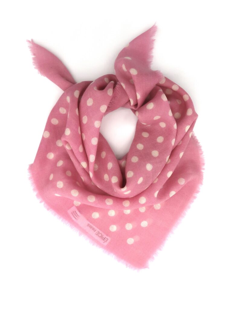 Épice Paris - Wolltuch Punkte - rosa
