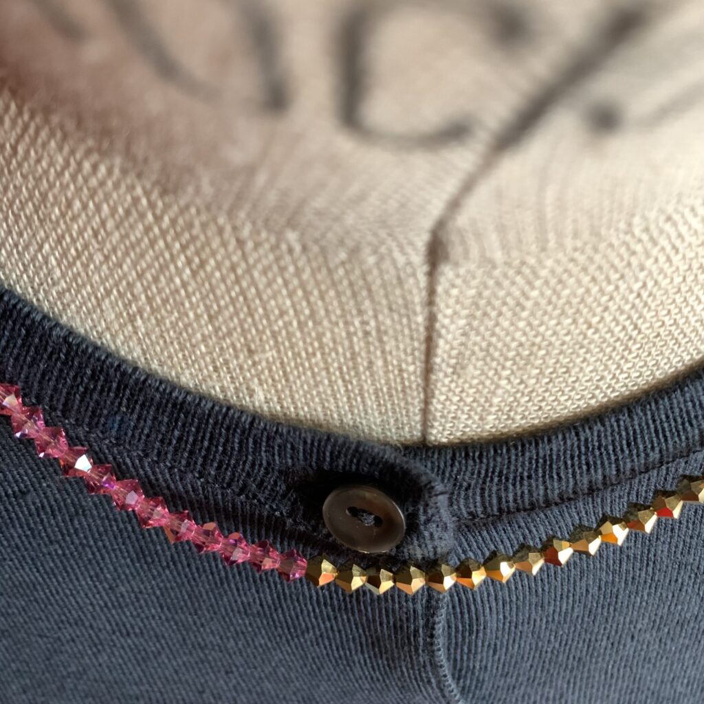 Saxony ducks - Gablonzer Kette | gold - pink