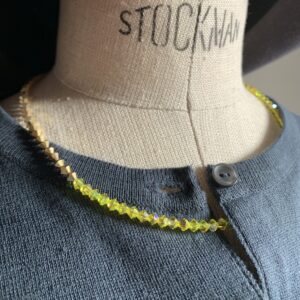 Saxony ducks - Gablonzer Kette | lemon - gold