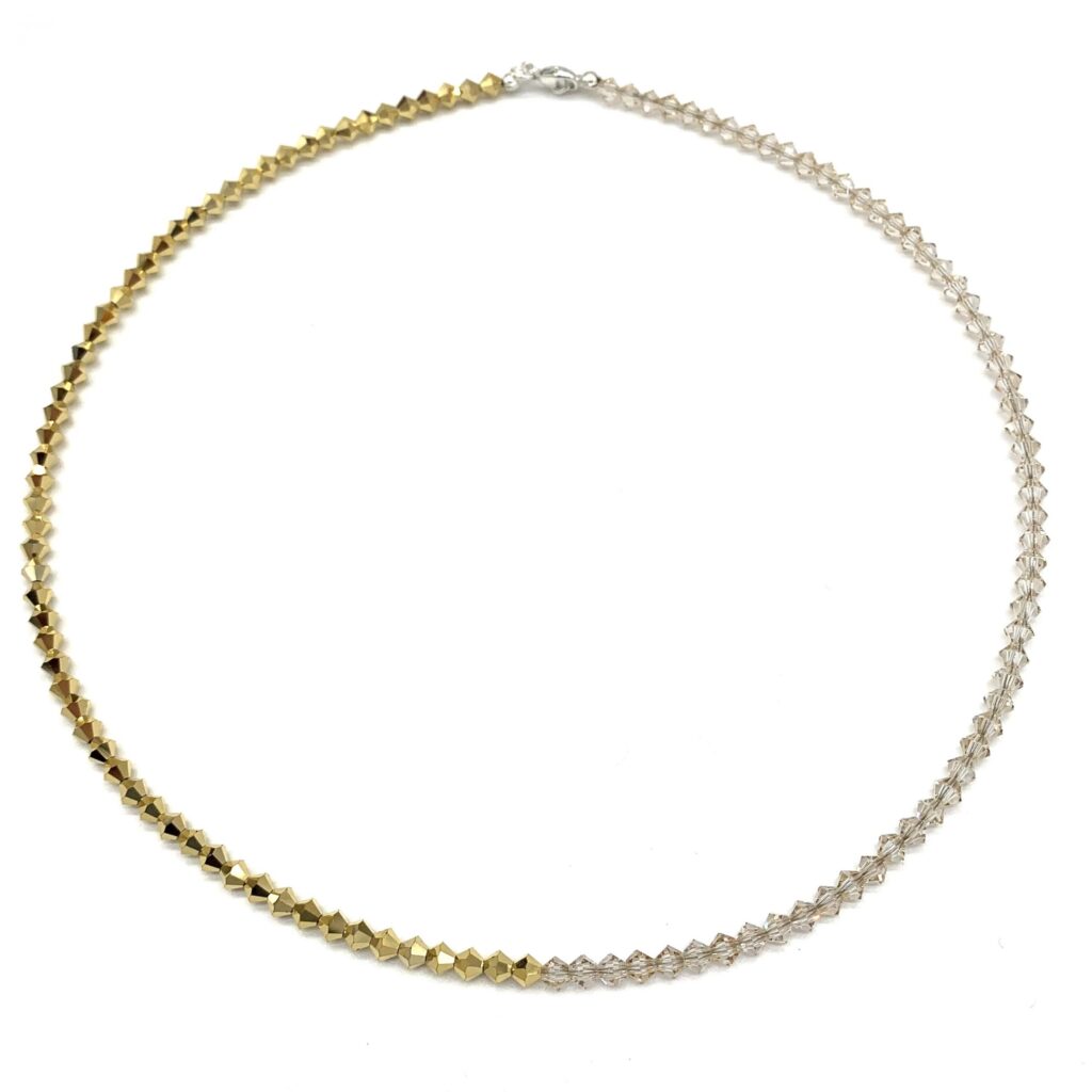 Saxony ducks - Gablonzer Kette | puder - gold