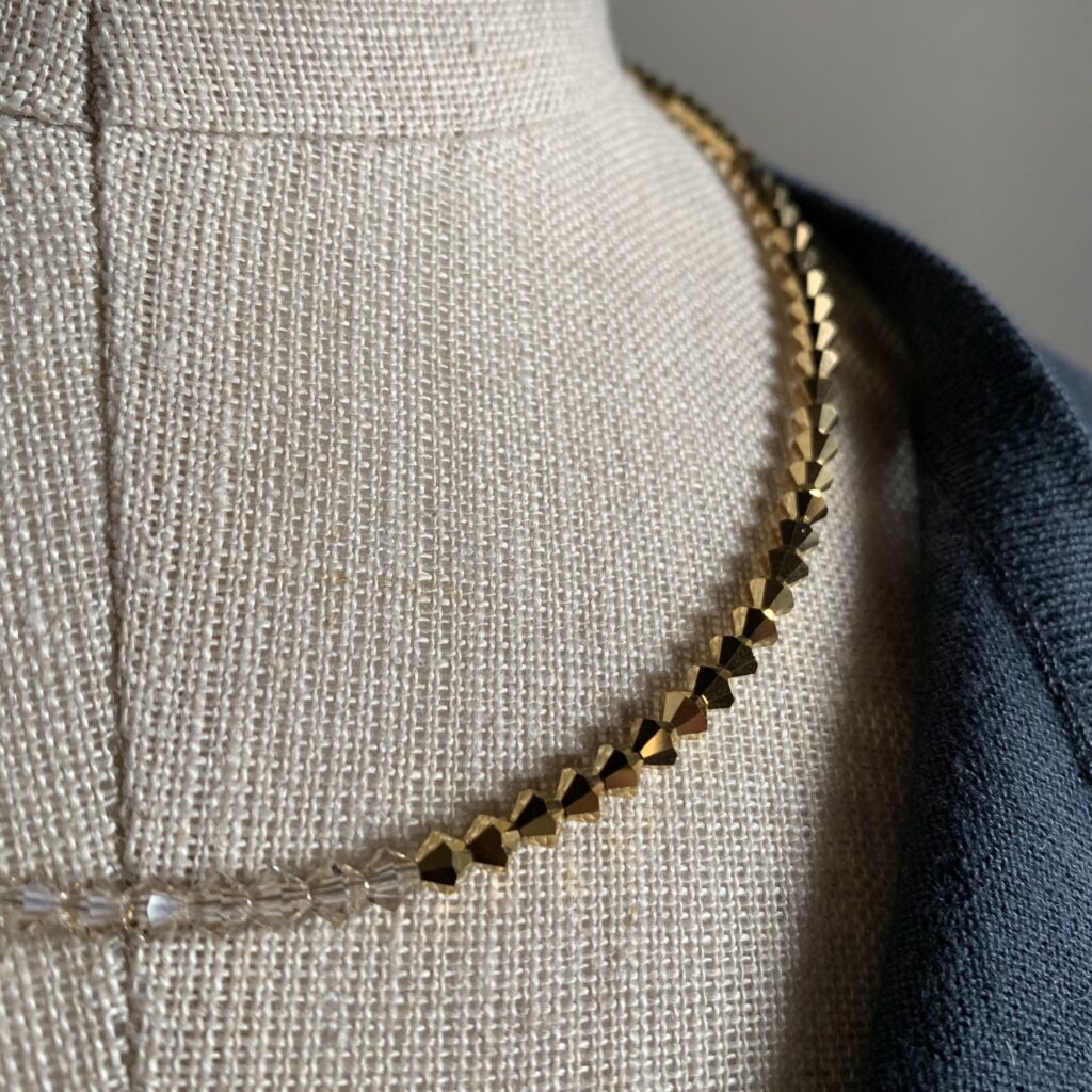 Saxony ducks - Gablonzer Kette | puder - gold