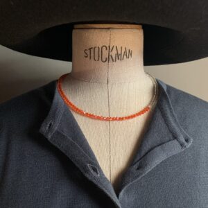 Saxony ducks - Gablonzer Kette | puder - orange