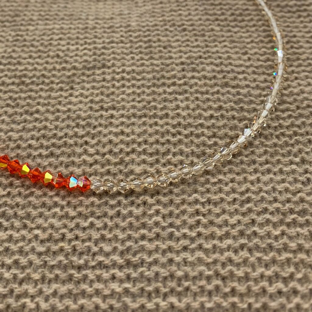 Saxony ducks - Gablonzer Kette | puder - orange