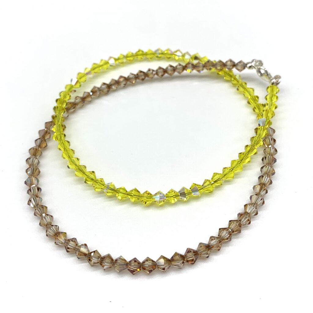 Saxony ducks - Gablonzer Kette | sun - lemon