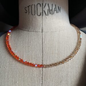 Saxony ducks - Gablonzer Kette | sun - orange