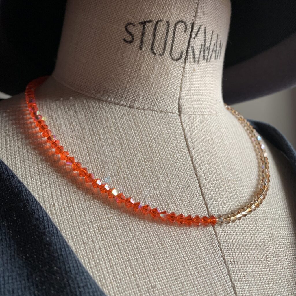 Saxony ducks - Gablonzer Kette | sun - orange