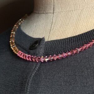 Saxony ducks - Gablonzer Kette | sun - pink