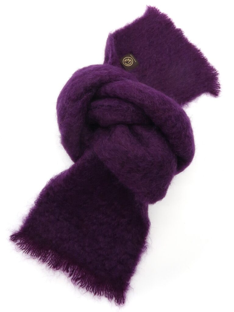 Mantas Ezcaray - Schal Mohair - beere